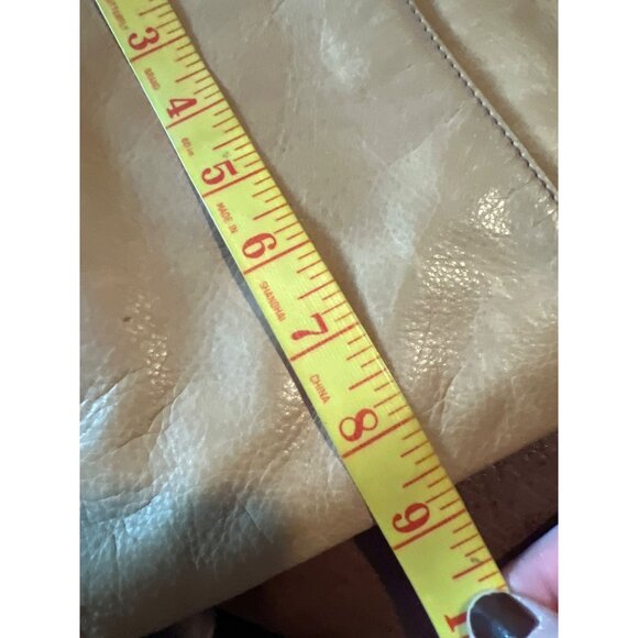 Margot New York Beige Crossbody Bag With Adjustable Strap & Zipper Pocket - Picture 3 of 8